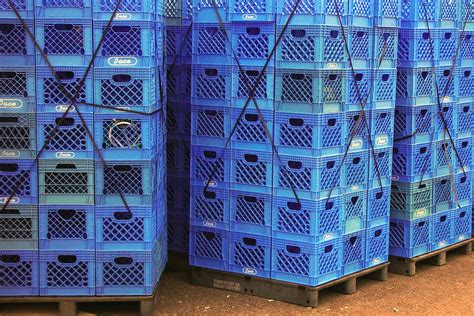 Many businesses. . Free milk crates